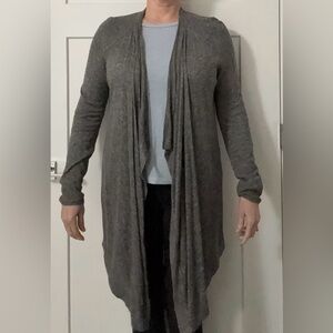 Vince Gray Open Front Sweater